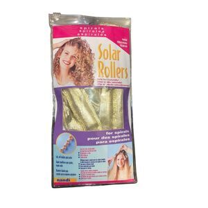 Vintage Solar Rollers 6‎ Soft Self Holding Hair Rollers